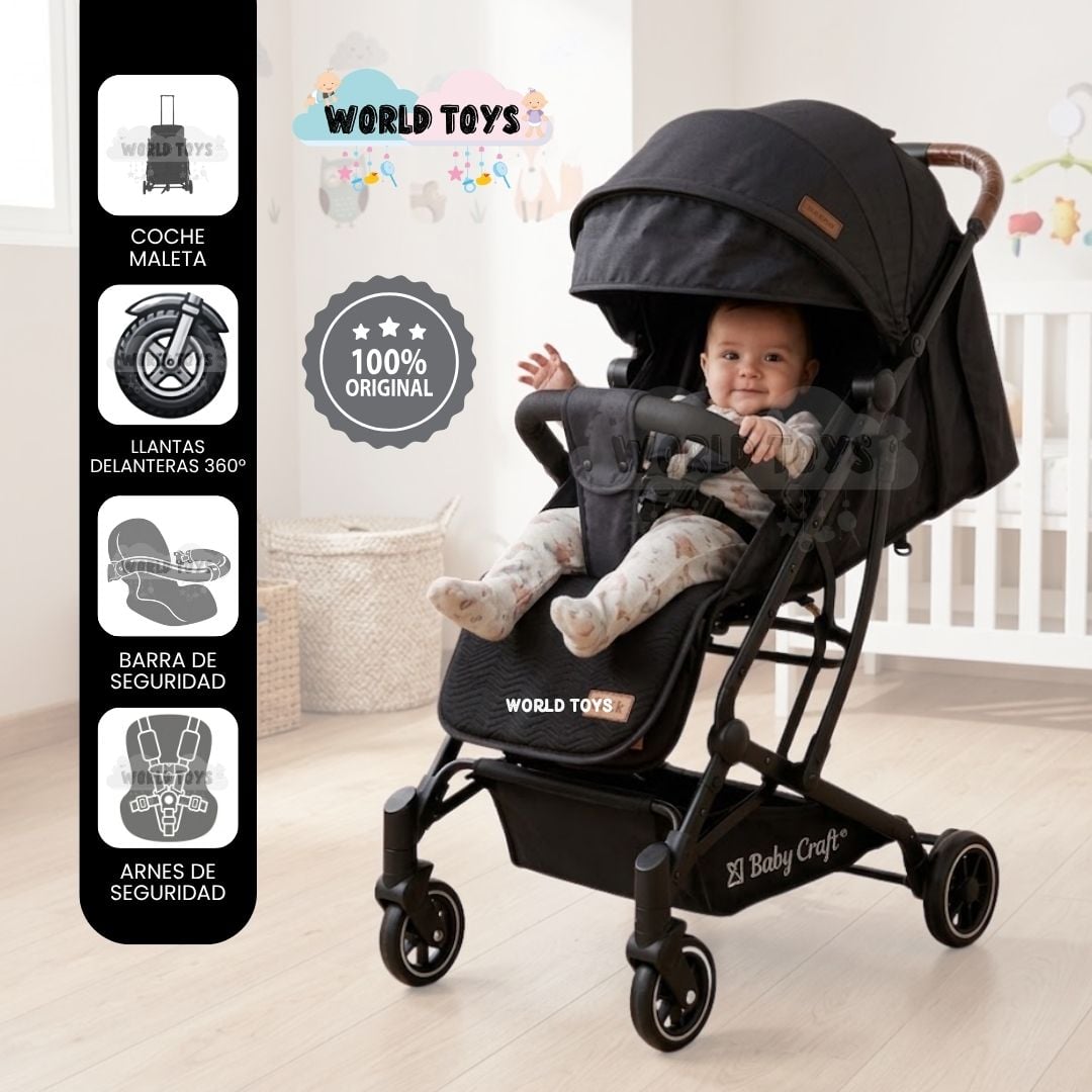 Coche De Paseo Maleta «CLICK» Edición Exclusiva Black - 2