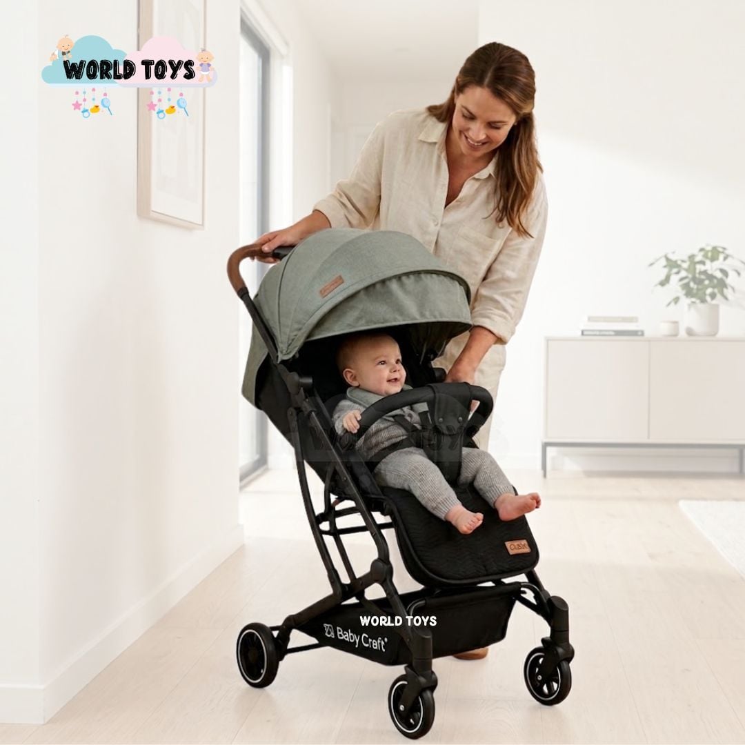 COCHE PASEO BABY HAPPY CLICK GRIS MALETA - 3