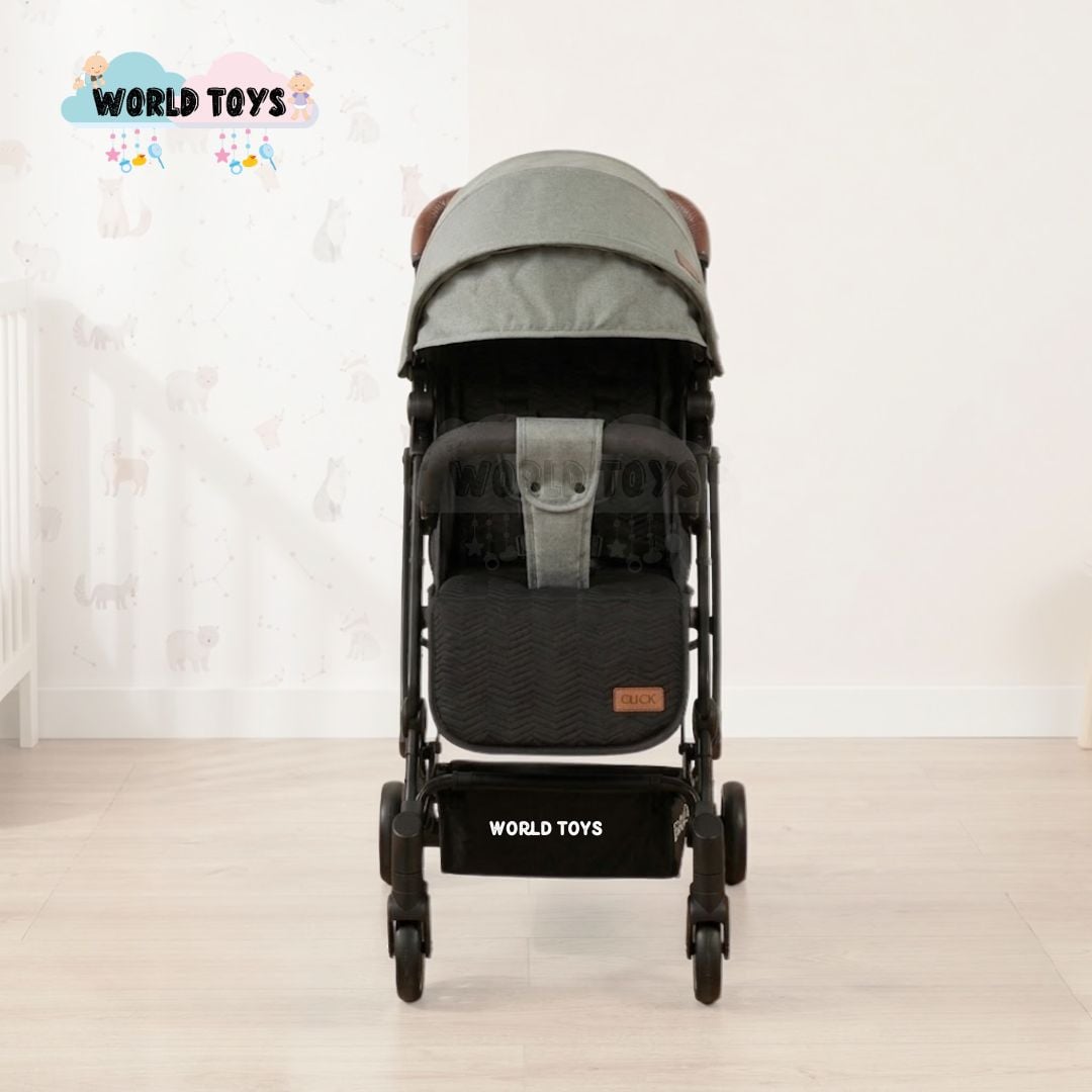 COCHE PASEO BABY HAPPY CLICK GRIS MALETA - 4