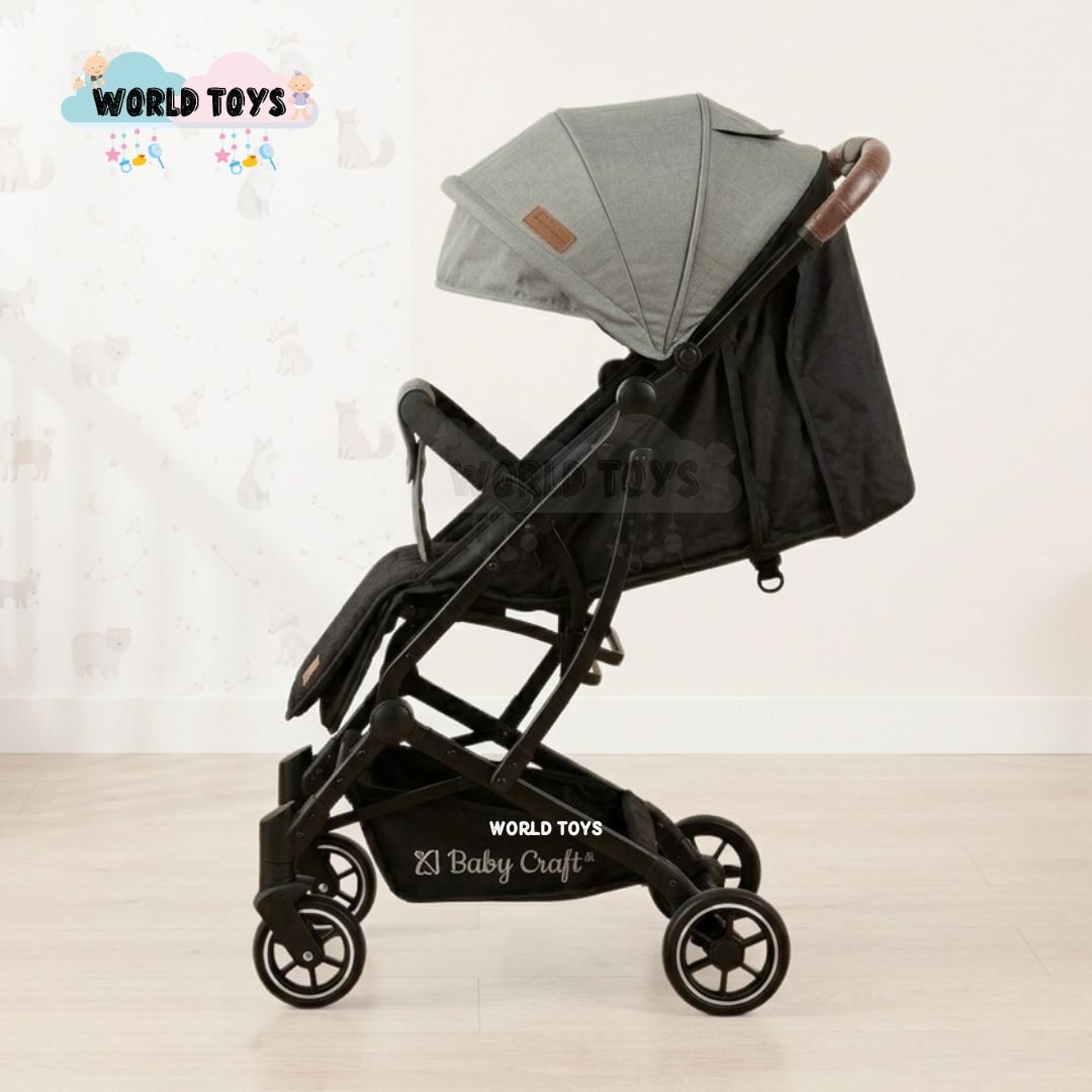 COCHE PASEO BABY HAPPY CLICK GRIS MALETA - 5