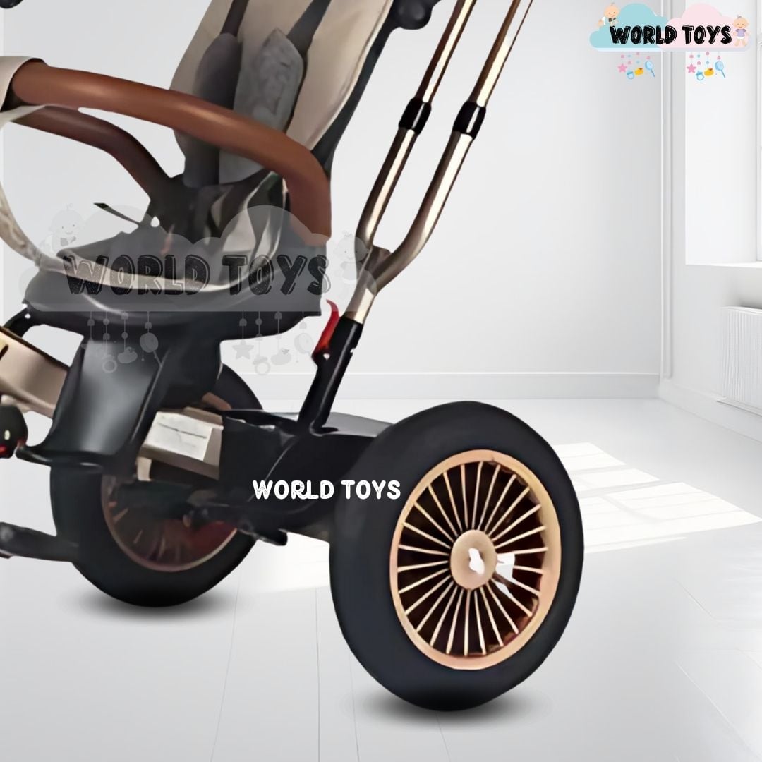 TRICICLO GIRATORIO VOYAGE «GOLDEN II NEW» BEIGE - 2