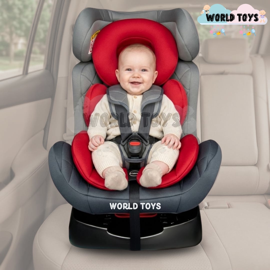 SILLA AUTO BABY KITS VENECIA ROJO RECIÉN NACIDO - 4