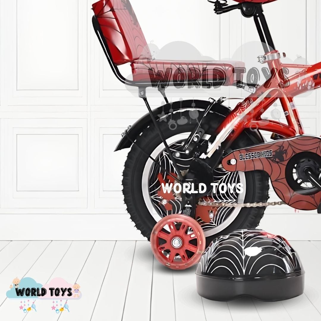 BICICLETA PARA NIÑO ARO 12 «SPIDER BIKE» RED - 2