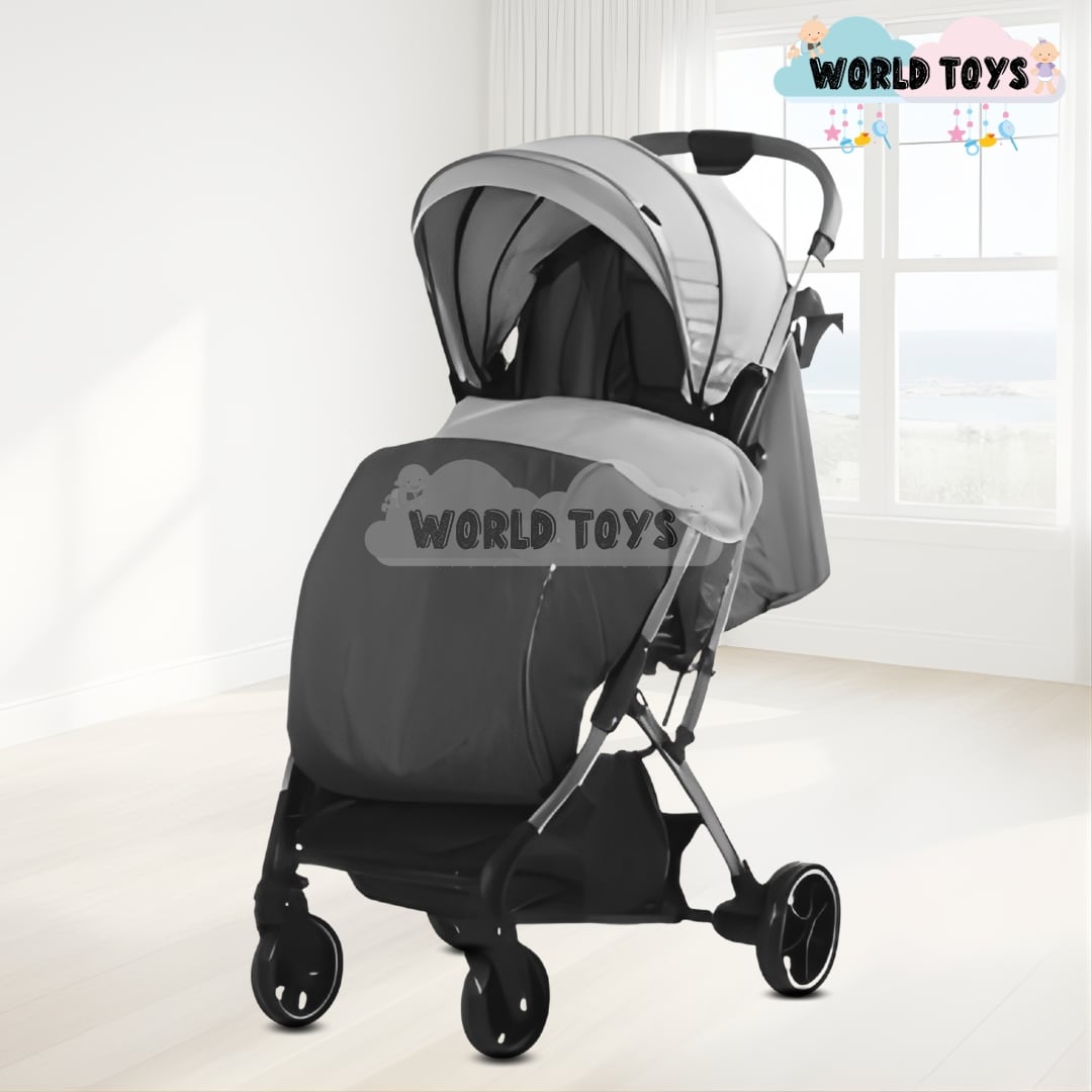 COCHE PASEO EBABY SUNNY GOLD MALETA GRIS OSCURO - 4