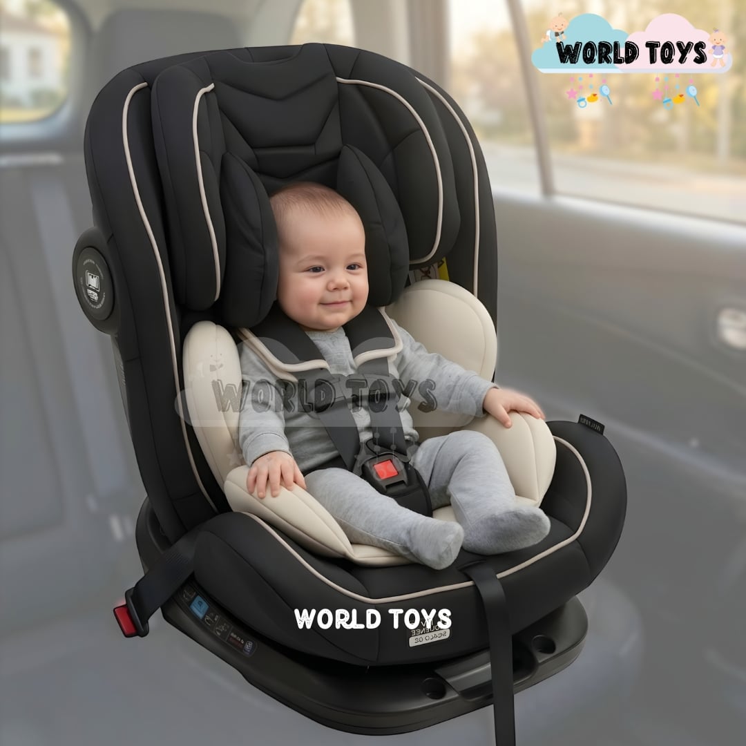 SILLA DE AUTO 360° «DONAN» BEIGE - 4