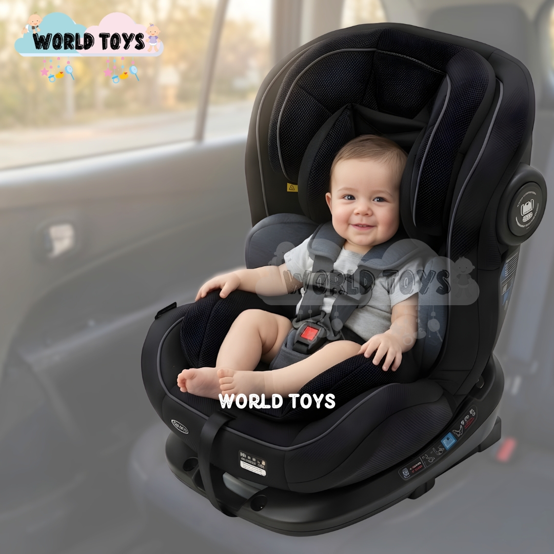 SILLA DE AUTO 360° «DONAN» GRIS - 4