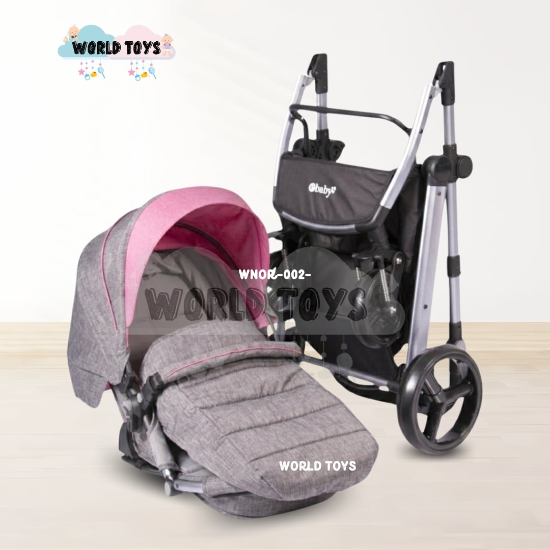 COCHE PASEO EBABY NORTH ROSADO EDICIÓN LIMITADA - 4