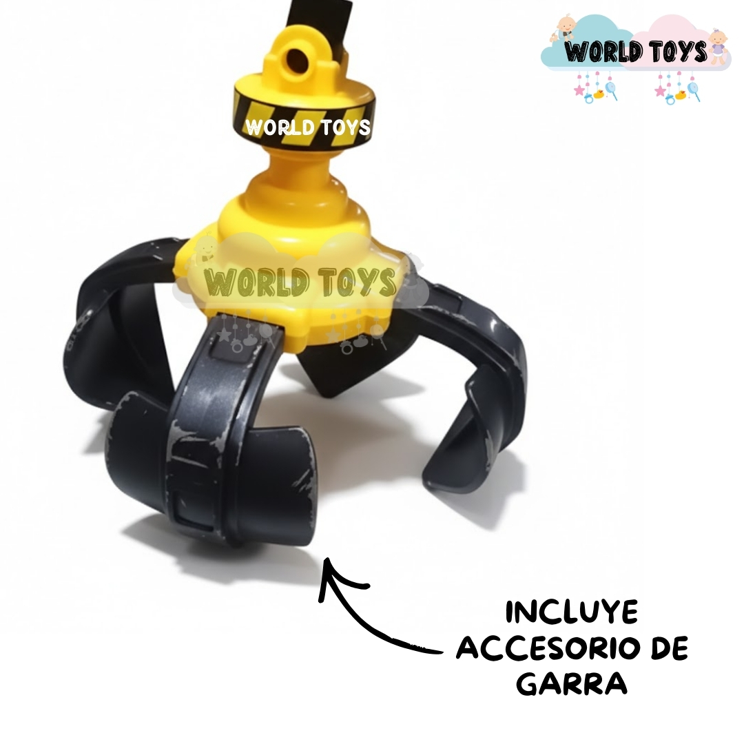 CORREPASILLO BABY NAMAKE AMARILLO DIDÁCTICO CON PALANCA EXCAVADORA - 4