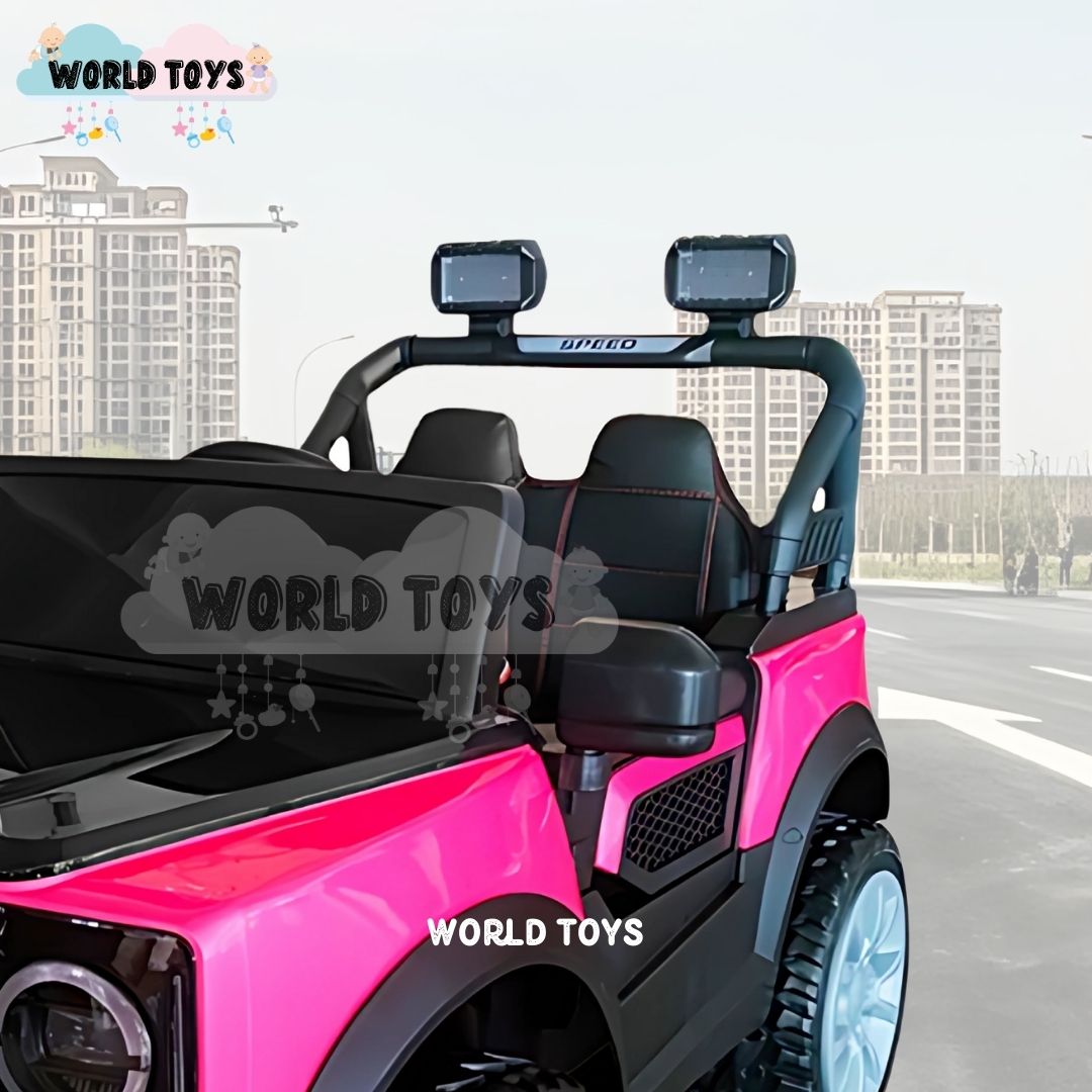 CARRO A BATERÍA PARA NIÑOS MERCEDES BENZ «TOYIN » ROSADO - 3