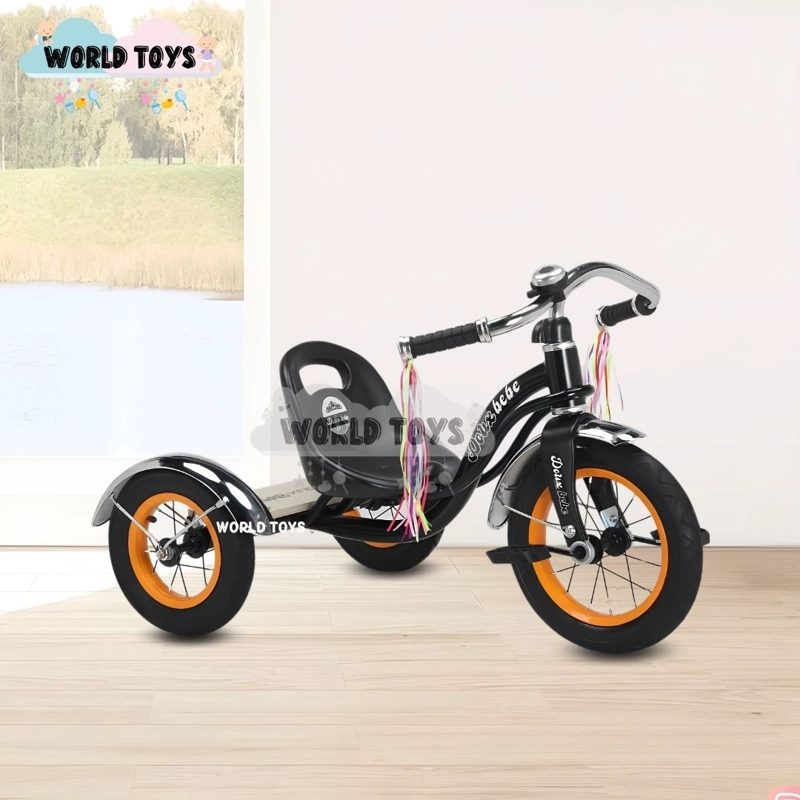TRICICLO BABY CAKEPOP NEGRO CHAVITO VINTAGE - 2