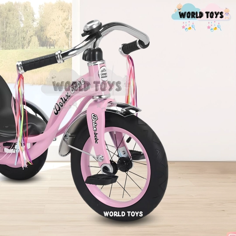 TRICICLO BABY CAKEPOP ROSA CHAVITO VINTAGE - 3