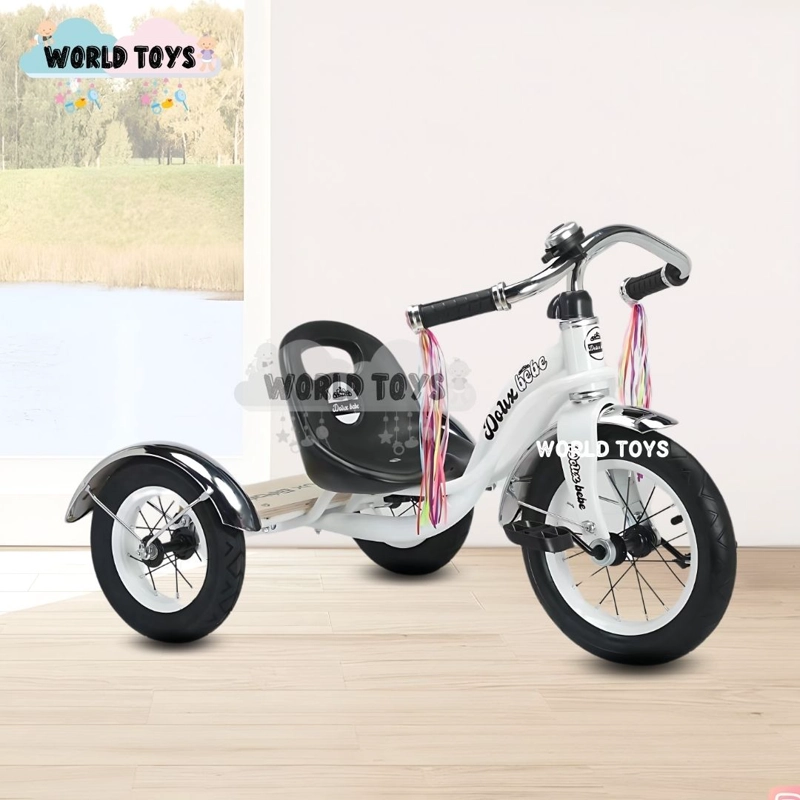 TRICICLO BABY CAKEPOP BLANCO CHAVITO VINTAGE - 2