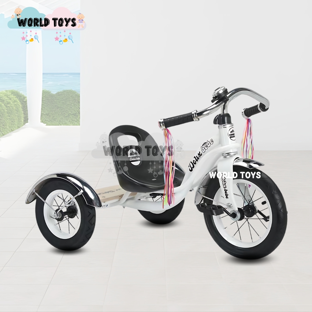 TRICICLO BABY CAKEPOP BLANCO CHAVITO VINTAGE - 2