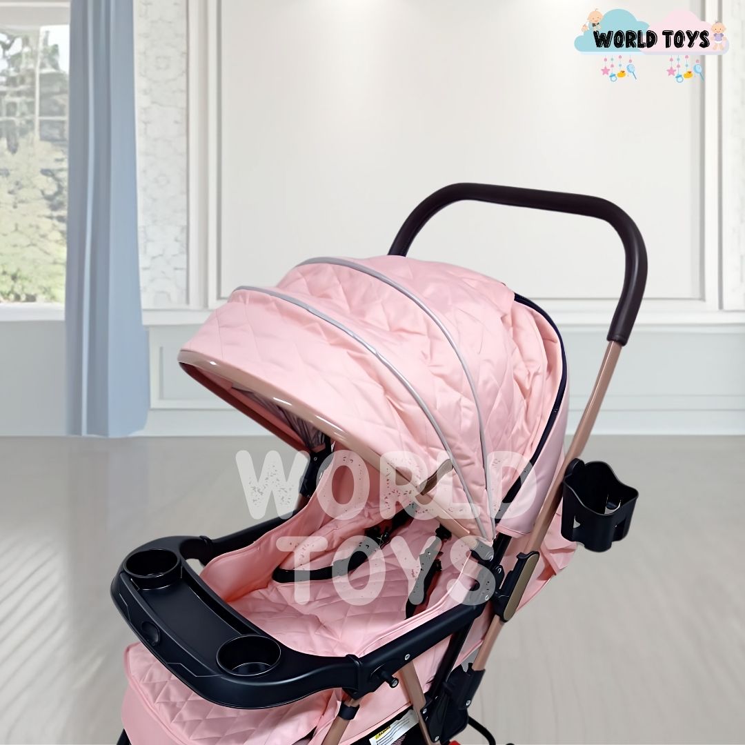 COCHE MECEDORA KIDS SEULGI ROSA PASTEL LUJO EXCLUSIVO - 5