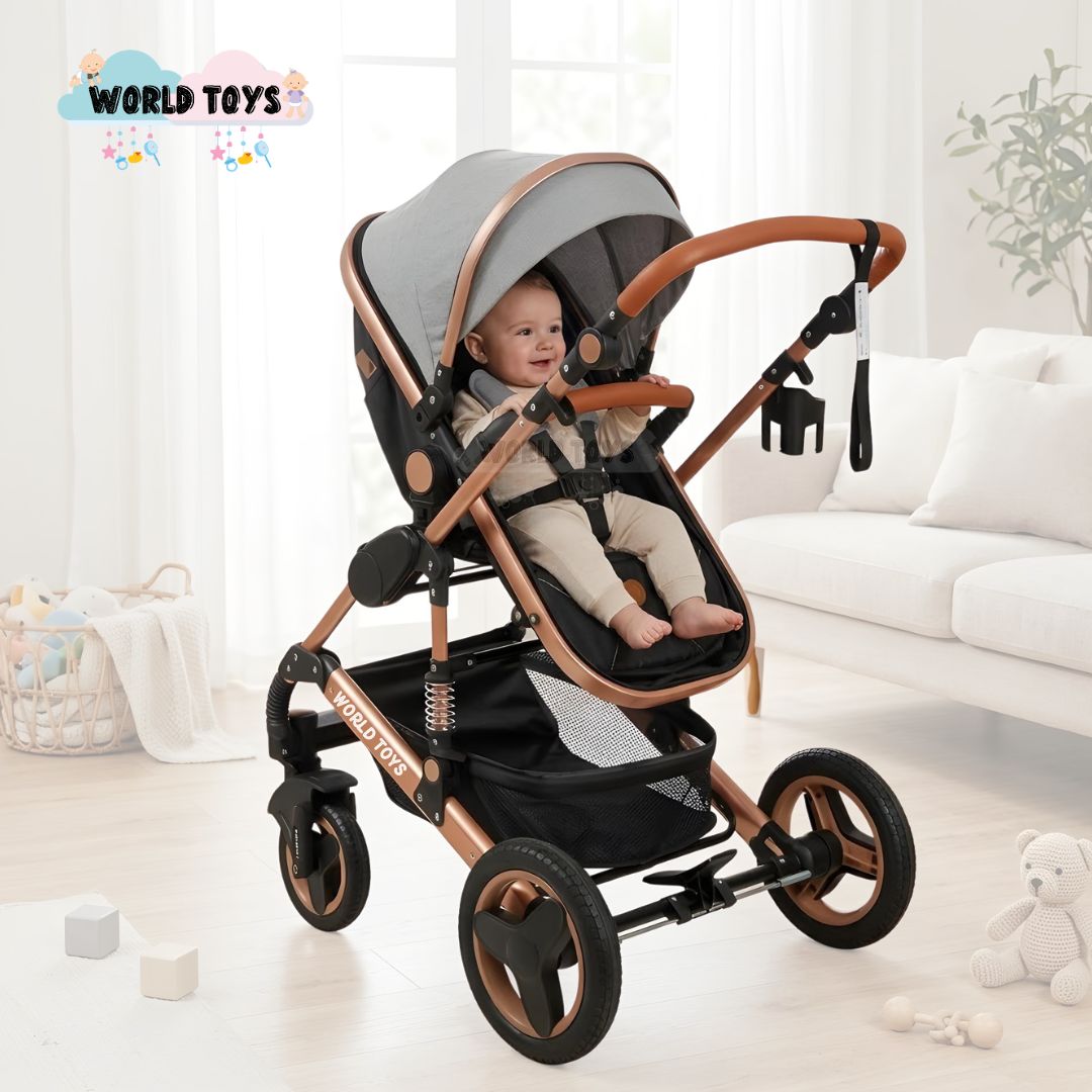 COCHE CUNA EBABY SAGIRA GRIS EDICIÓN LIMITADA - 3