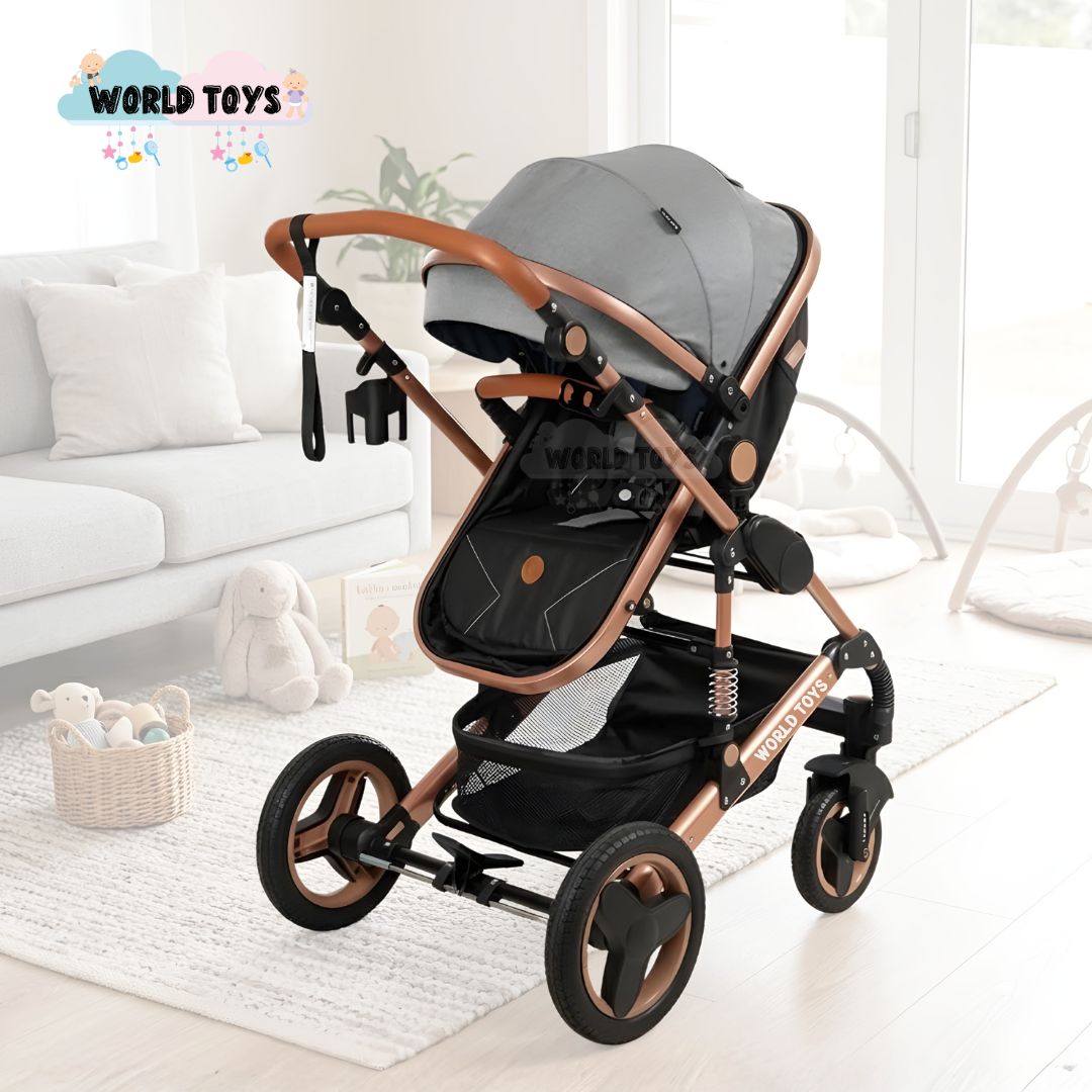 COCHE CUNA EBABY SAGIRA GRIS EDICIÓN LIMITADA - 5