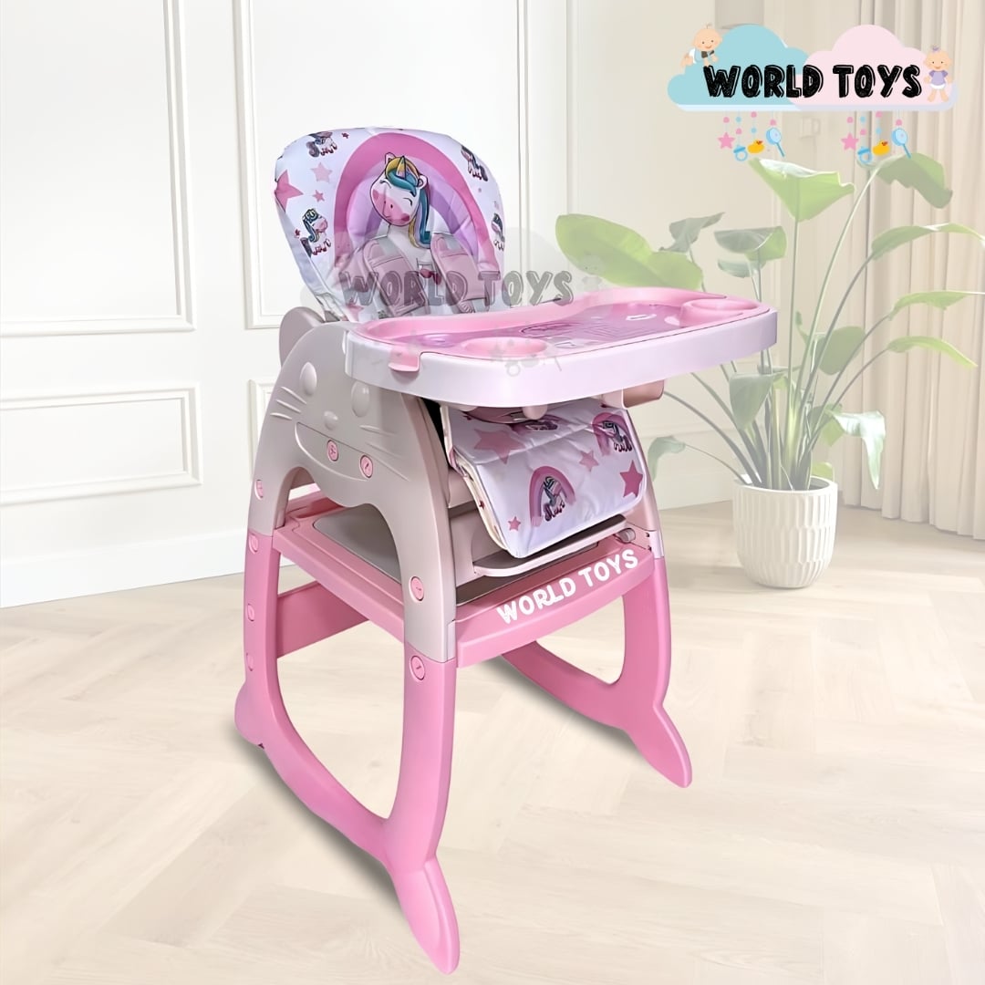 SILLA DE COMER CARPETA «GATTITO II» EDICIÓN LIMITADA ROSA - 2