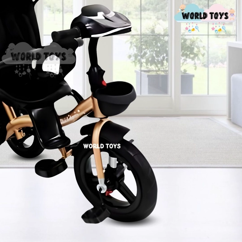 TRICICLO GUIADOR GIRATORIO «MAXUS» EDICIÓN LIMITADA NEGRO - 3