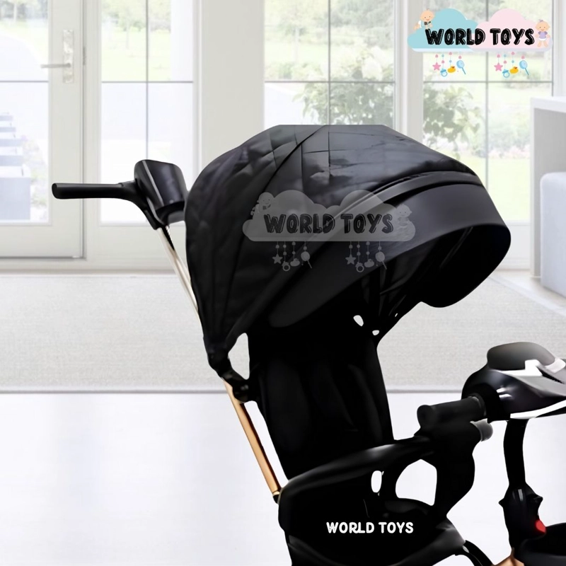 TRICICLO GUIADOR GIRATORIO «MAXUS» EDICIÓN LIMITADA NEGRO - 4