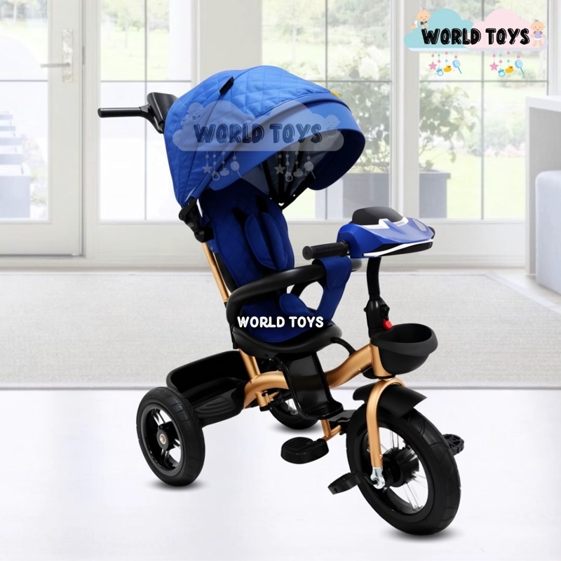 TRICICLO GUIADOR GIRATORIO «MAXUS» EDICIÓN LIMITADA AZUL - 2