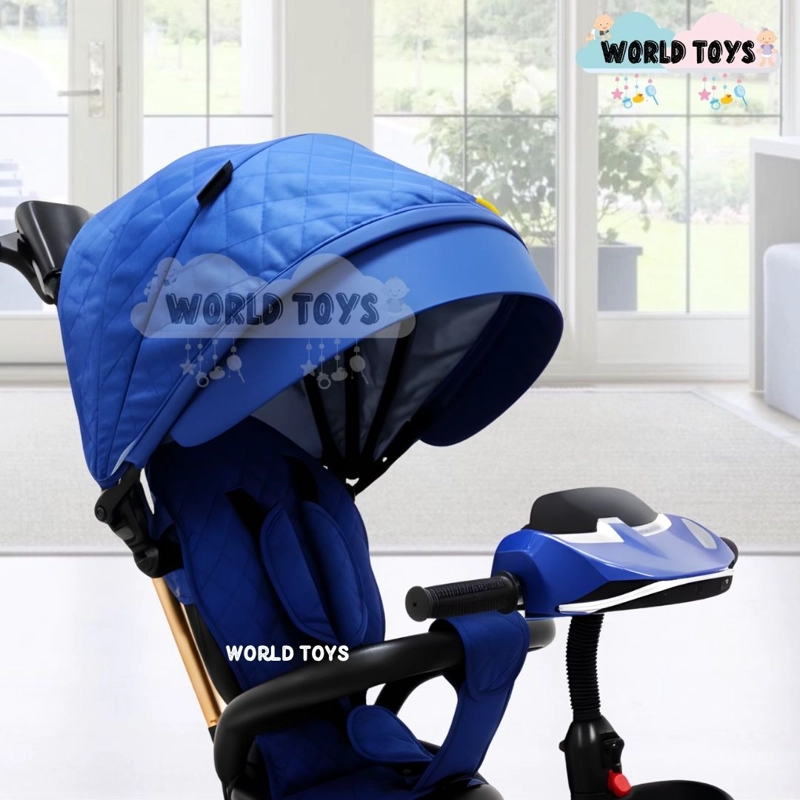 TRICICLO GUIADOR GIRATORIO «MAXUS» EDICIÓN LIMITADA AZUL - 4