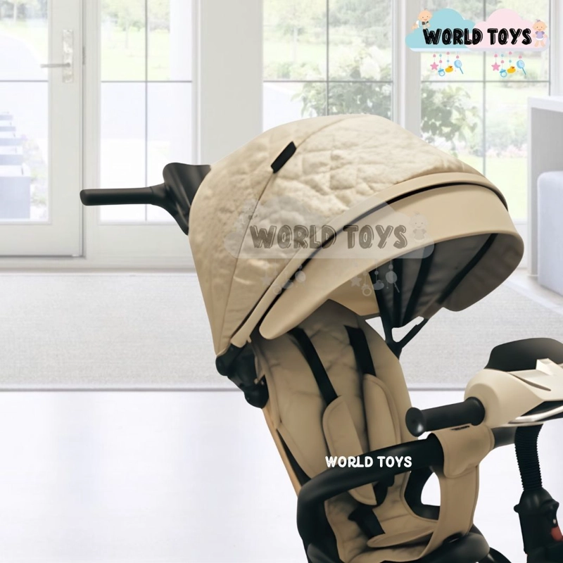 TRICICLO GUIADOR GIRATORIO «MAXUS» EDICIÓN LIMITADA BEIGE - 2