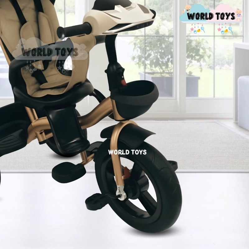 TRICICLO GUIADOR GIRATORIO «MAXUS» EDICIÓN LIMITADA BEIGE - 3