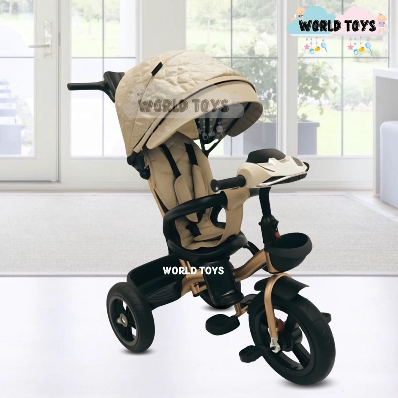 TRICICLO GUIADOR GIRATORIO «MAXUS» EDICIÓN LIMITADA BEIGE - 4