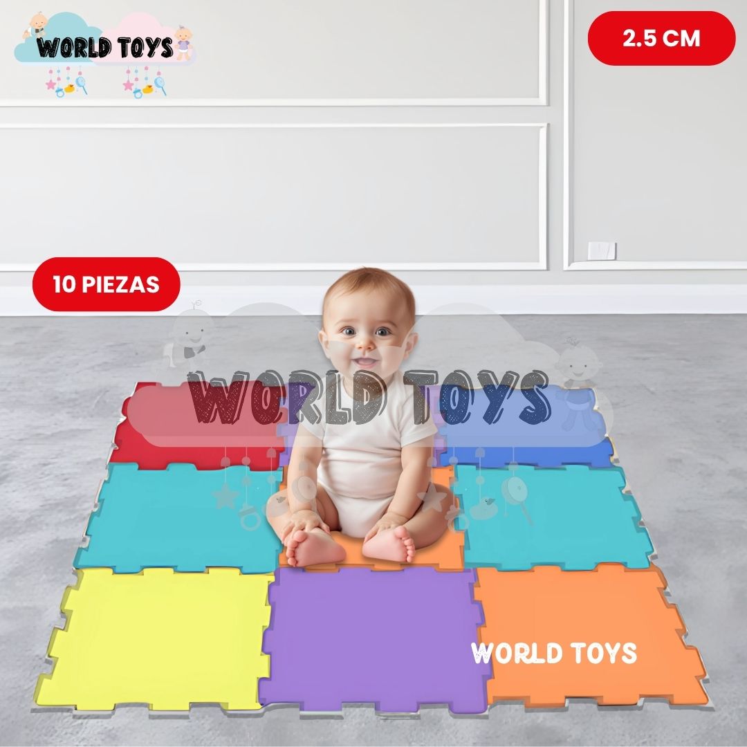PISO DIDÁCTICO «COUSY FLOOR MAX» 2.5CM ROJO - 4