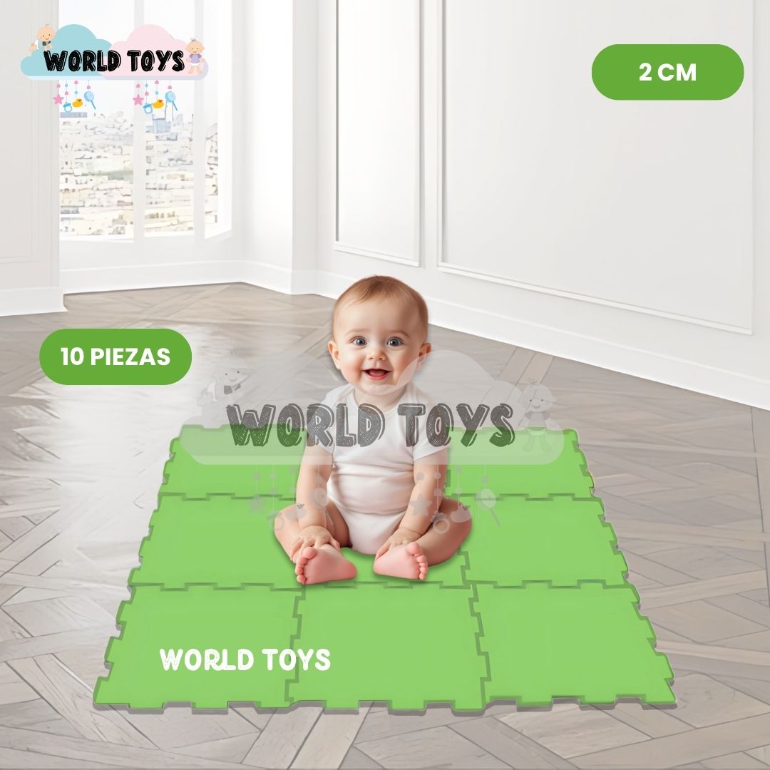 PISO DIDÁCTICO «COUSY FLOOR PLUS» 2.0CM VERDE - 4