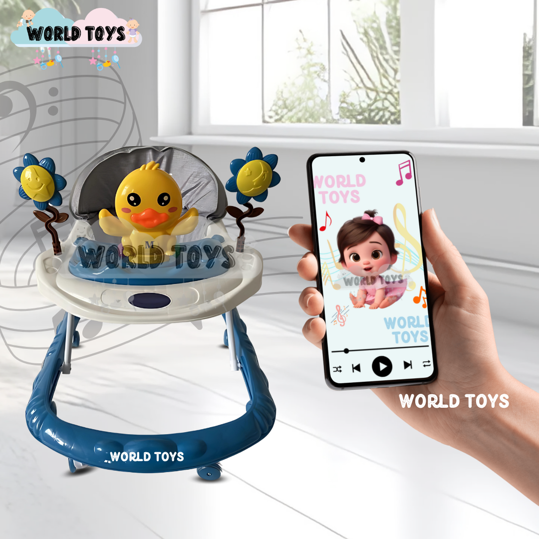 ANDADOR MUSICAL PARA BEBÉS «CHICKIE» CON BLUETOOTH BLUE - 5