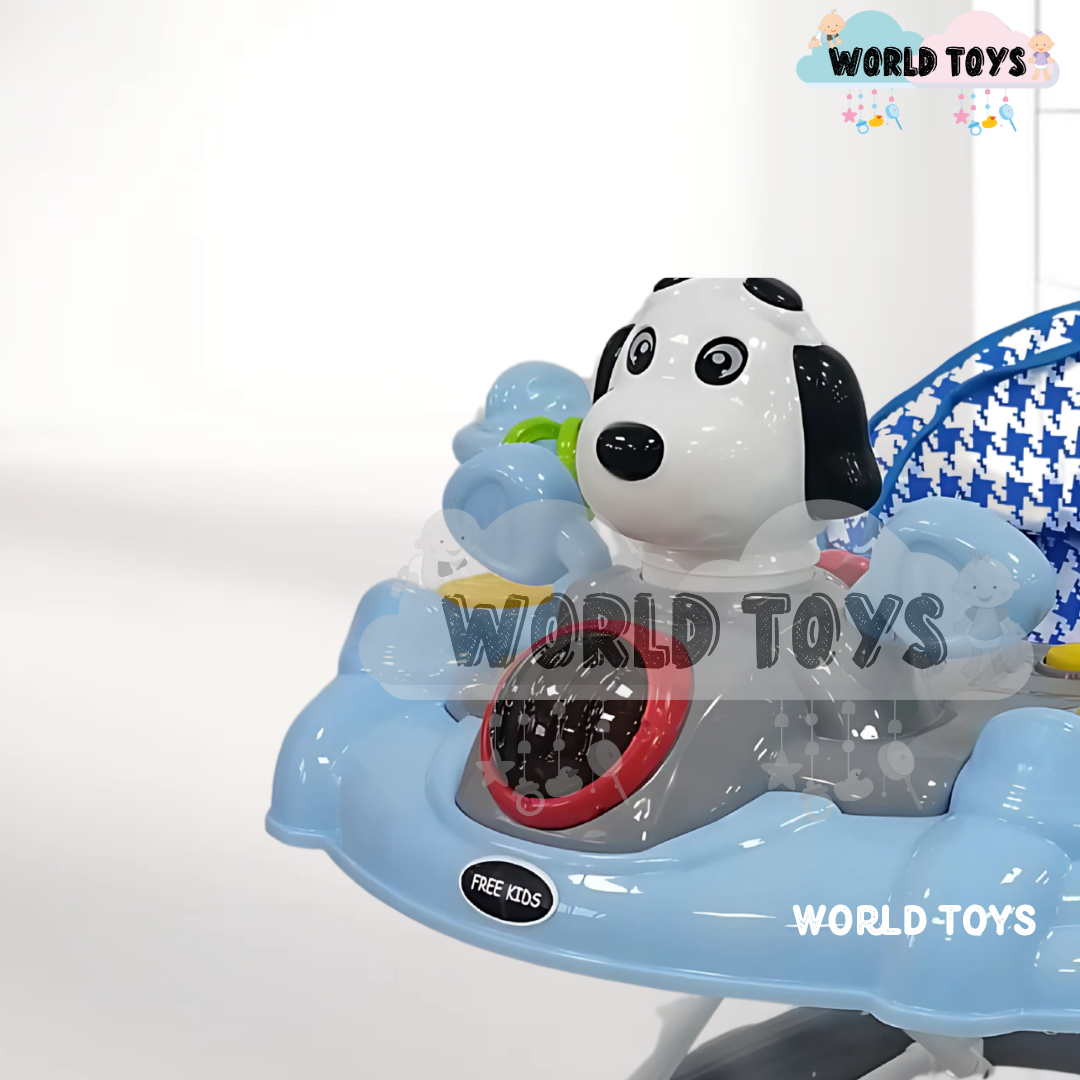 ANDADOR MUSICAL PLEGABLE «SNOOPY MUSIC» BLUETOOTH LIGHT BLUE - 2