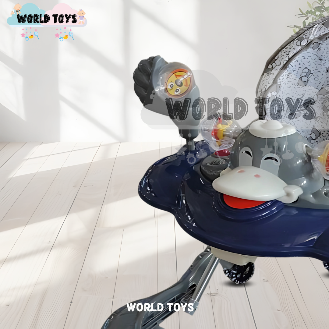 ANDADOR CON TABLERO MUSICAL «DUCKY PLUS» CON BLUETOOTH GRAY - 2