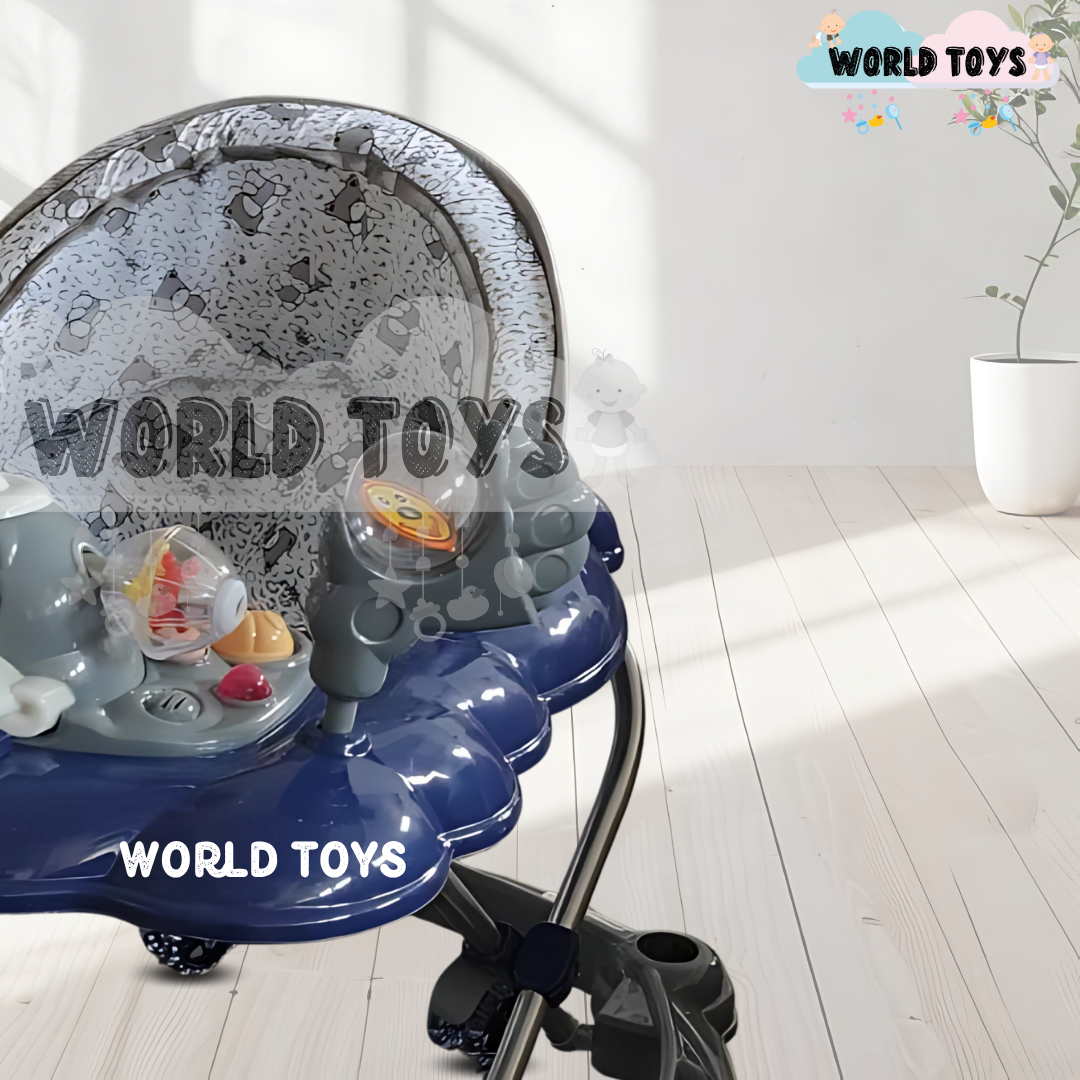 ANDADOR CON TABLERO MUSICAL «DUCKY PLUS» CON BLUETOOTH GRAY - 3