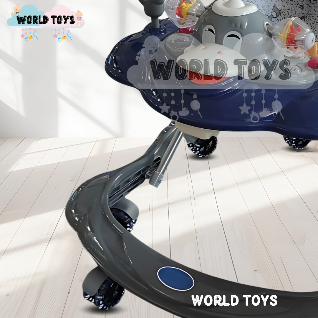 ANDADOR CON TABLERO MUSICAL «DUCKY PLUS» CON BLUETOOTH GRAY - 4