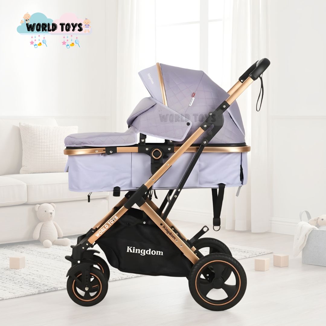 COCHE MOISÉS TRAVEL SYSTEM «BARBARA» CON BOLSA PAÑALERA MORADO - 6
