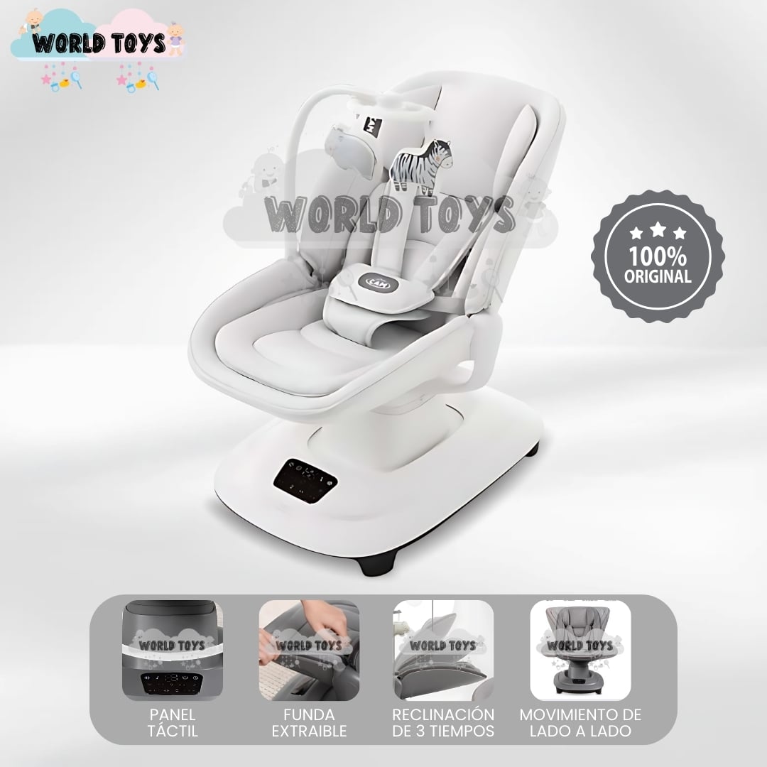 MECEDORA ELÉCTRICA PARA BEBÉS «MERCY» WHITE - 1