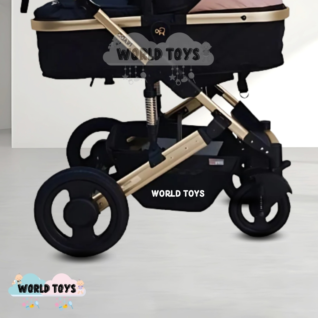 COCHE MOISÉS TRAVEL SYSTEM «PRADO GOLD» PINK - 3
