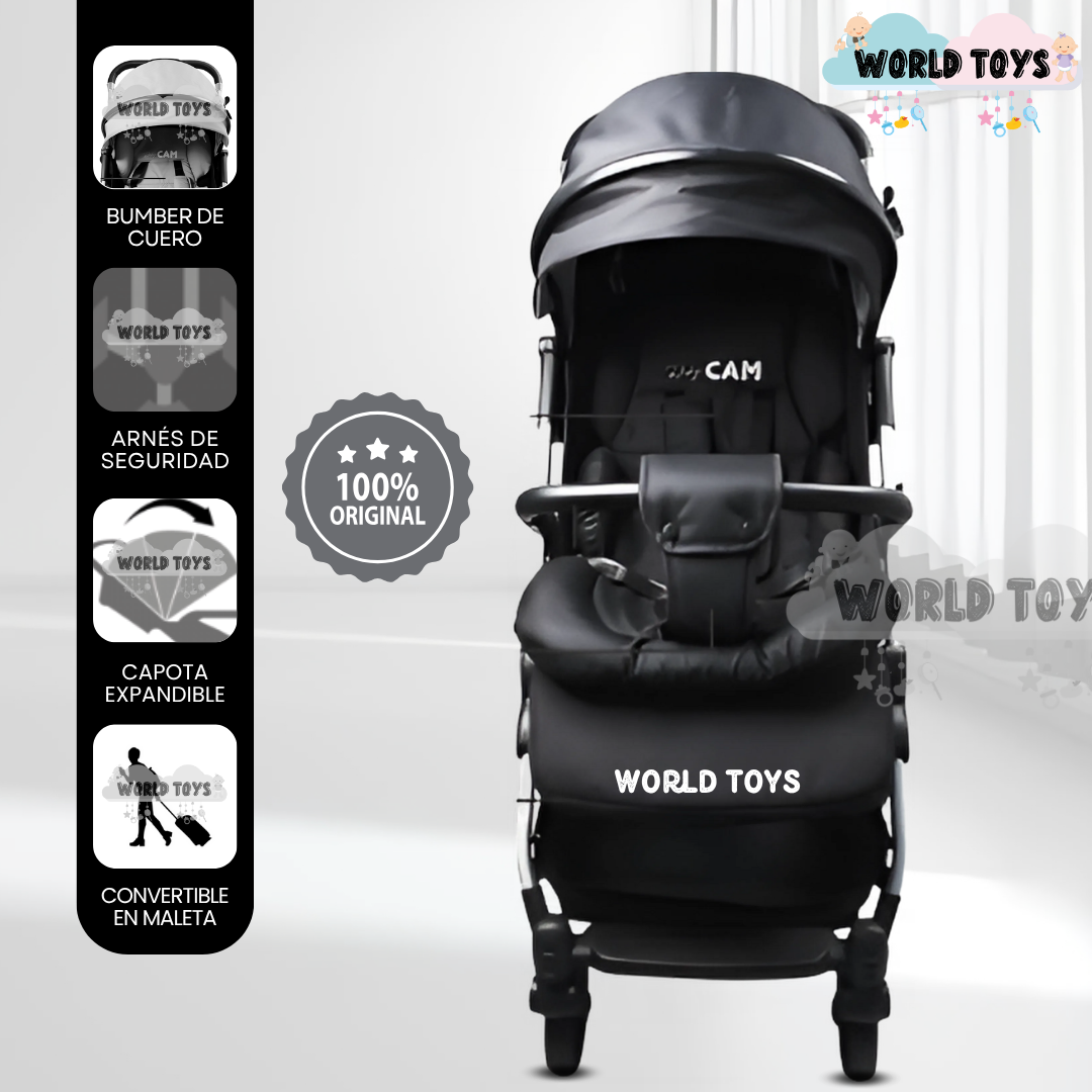 COCHE MALETA DE LUJO «SPLINN» BLACK - 1