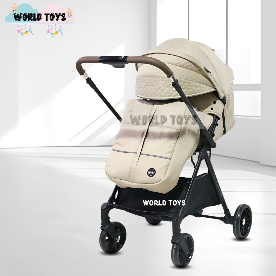 COCHE MALETA DE LUJO «MARSELLA» MANGO REVERSIBLE BEIGE - 4