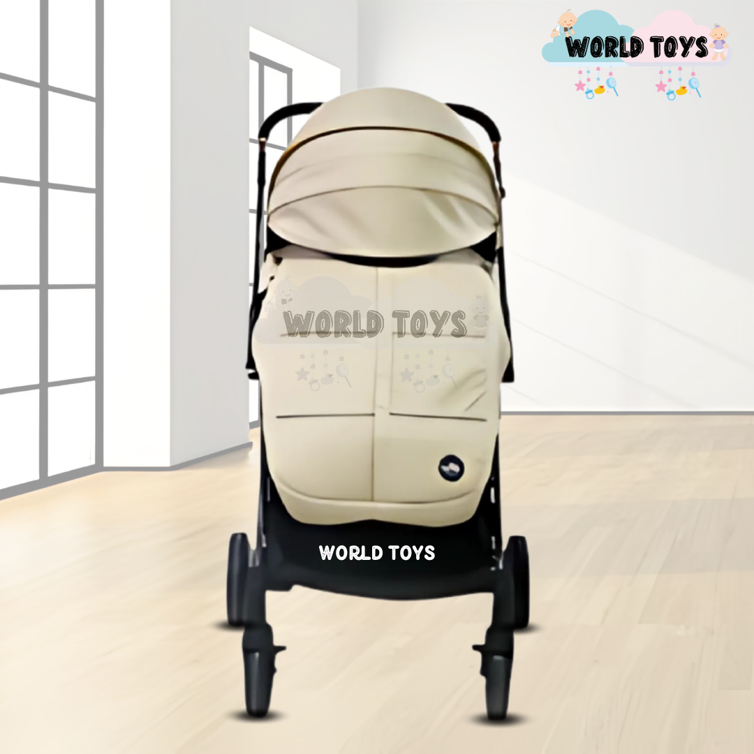 COCHE MALETA DE LUJO «GENOVIA» MANGO REVERSIBLE BEIGE - 3