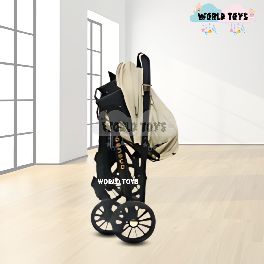 COCHE MALETA DE LUJO «GENOVIA» MANGO REVERSIBLE BEIGE - 5