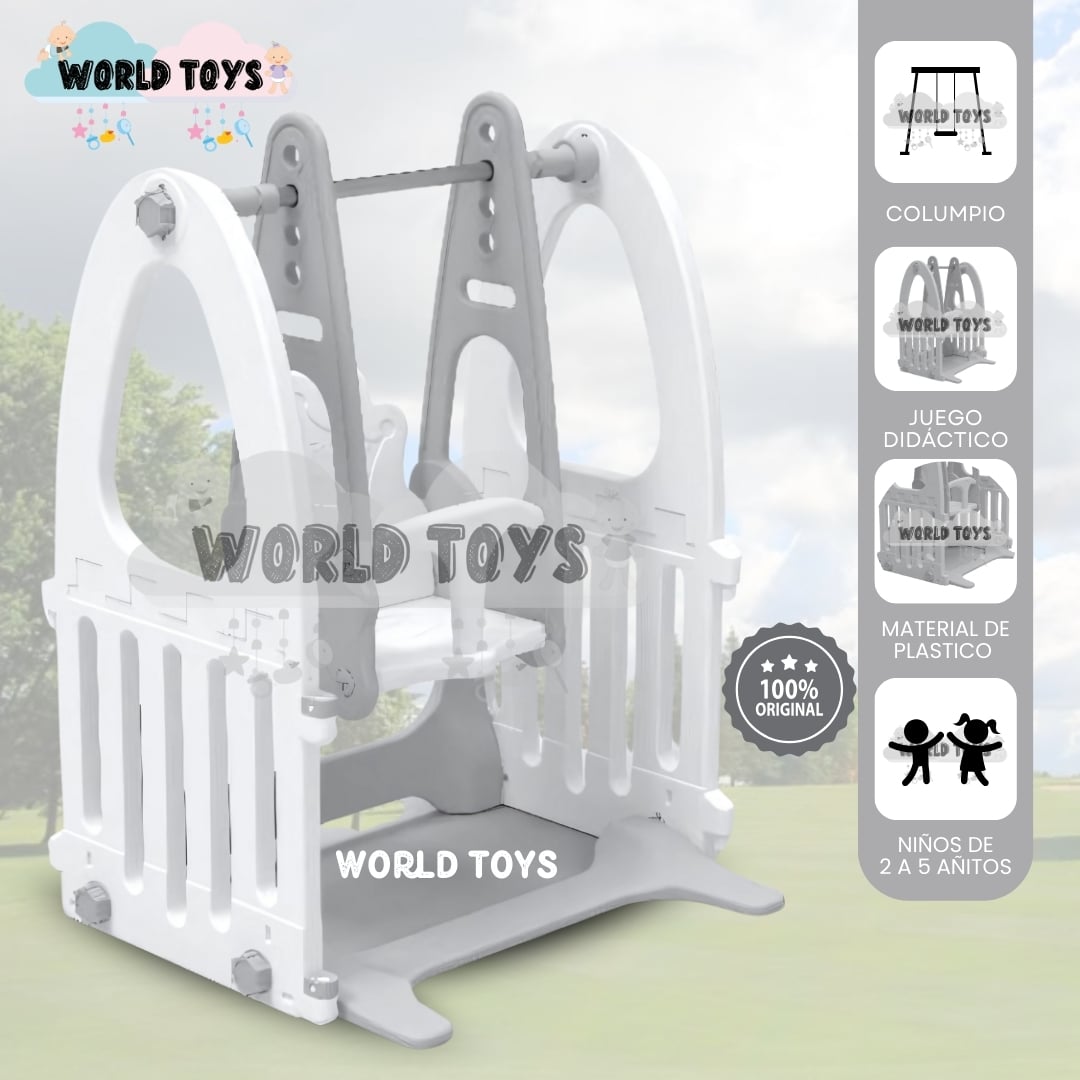 COLUMPIO ANTIDESLIZANTE PARA NIÑOS «ANNIE» WHITE - 1