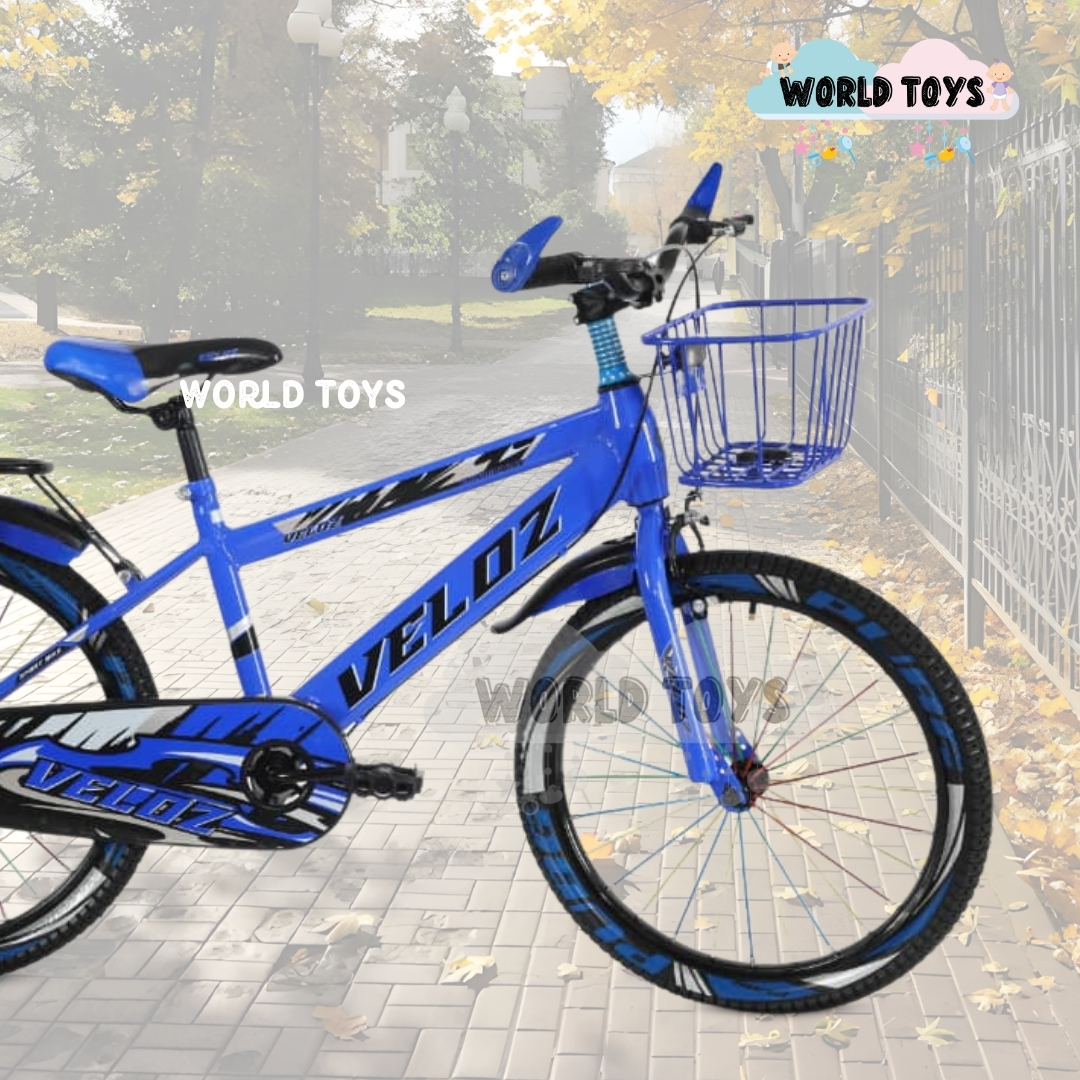 BICICLETA PARA NIÑO ARO 16 «SPORT VZ» CON CANASTA BLUE - 3