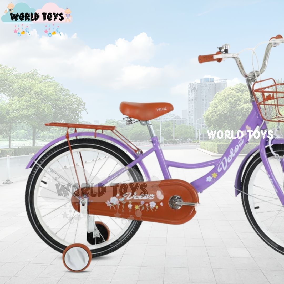 BICICLETA PARA NIÑA ARO 20 «NEW LADY» CON CANASTA PURPLE - 2