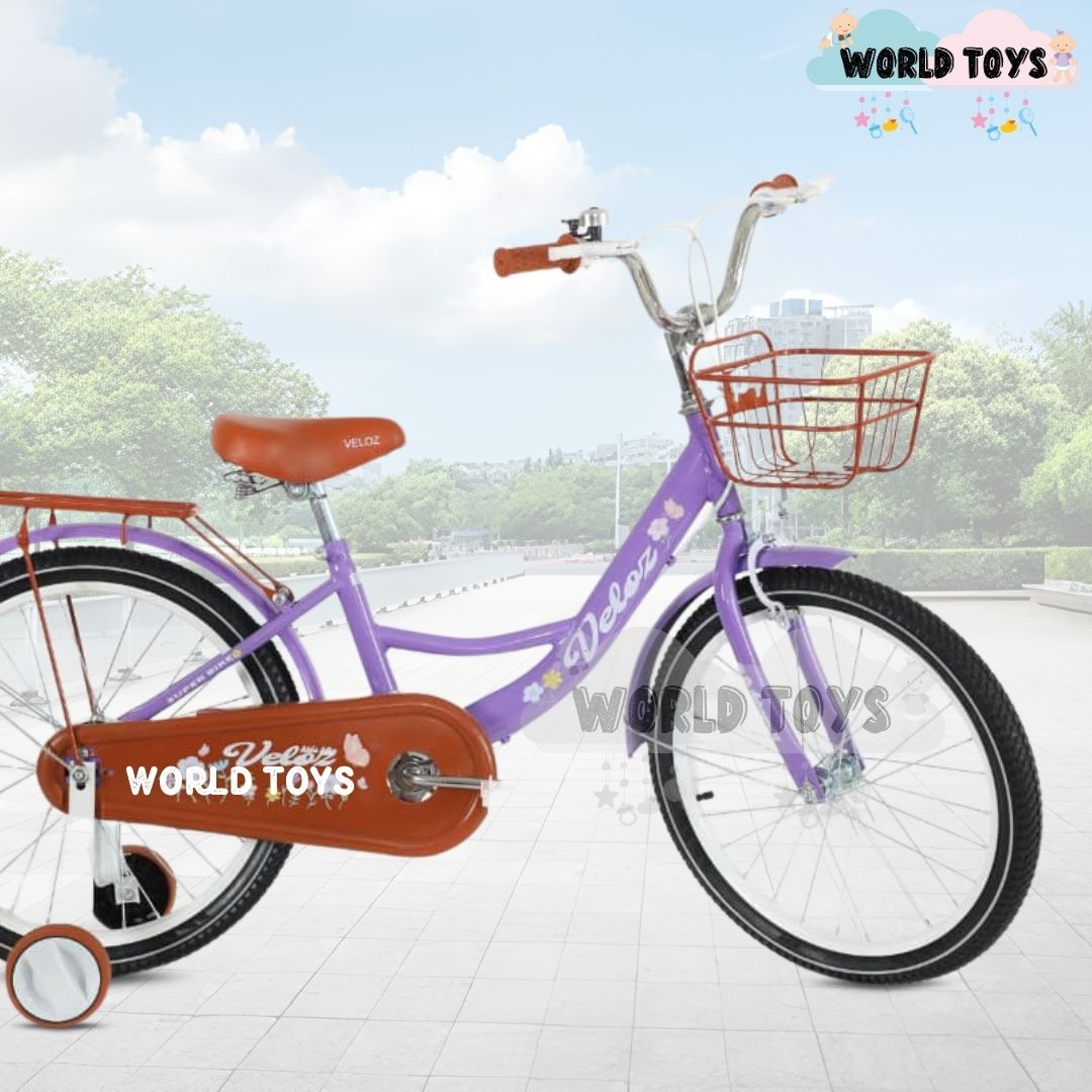 BICICLETA PARA NIÑA ARO 20 «NEW LADY» CON CANASTA PURPLE - 3