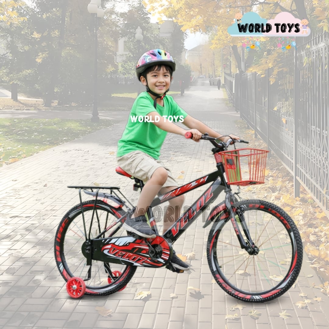 BICICLETA PARA NIÑO ARO 16 «SPORT VZ» CON CANASTA BLACK - 3