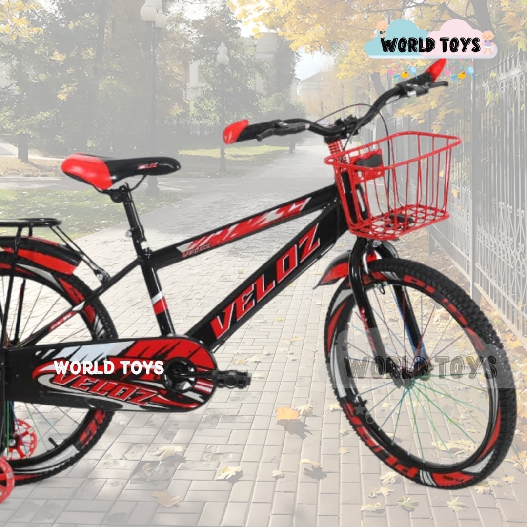 BICICLETA PARA NIÑO ARO 16 «SPORT VZ» CON CANASTA BLACK - 4