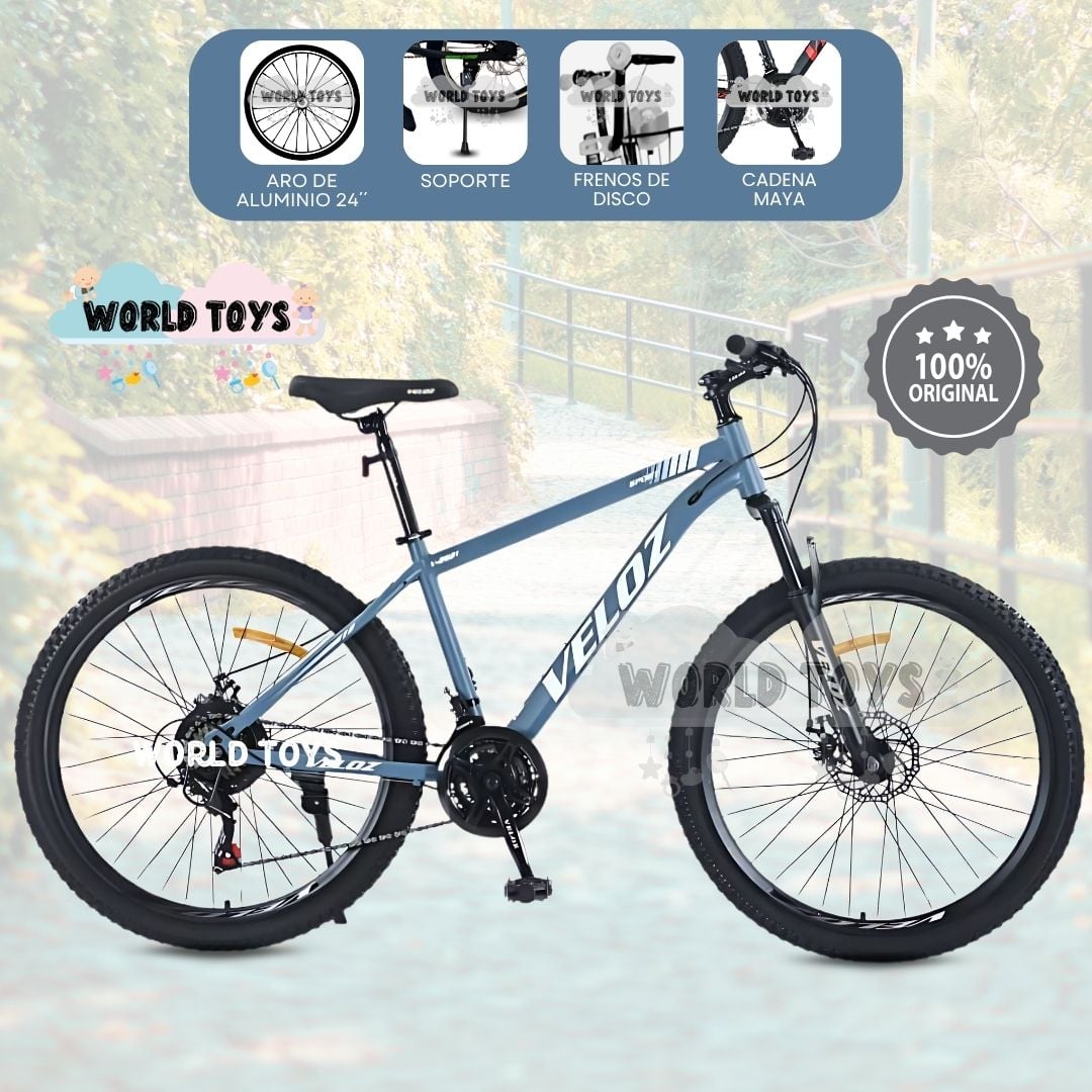 BICICLETA DEPORTIVA ARO 24 «PATHWAY» EDICIÓN LIMITADA LIGHT BLUE - 1