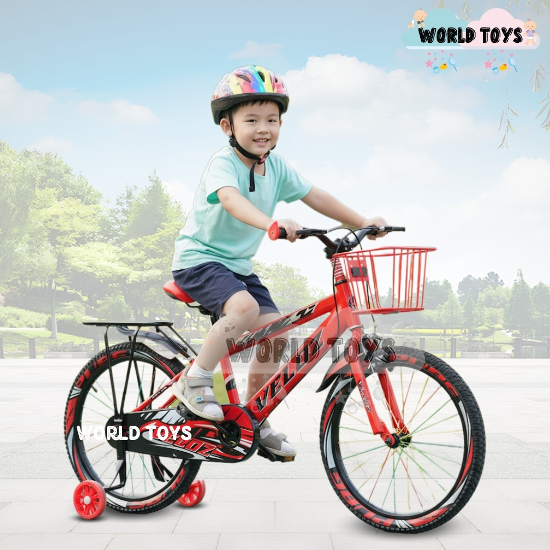 BICICLETA PARA NIÑO ARO 20 «SPORT VZ II» CON CANASTA RED - 4